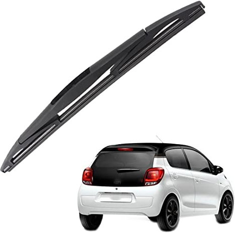 Scheibenwischer Für Auto Scheiben Wiper Blades Für Aygo/107/C1 2005-2013 Wischerblatt Vorne Wischblätter Gummi Windshield Wipers fit U J Hakenarme,Rear Window Wiper 1pcs-305mm