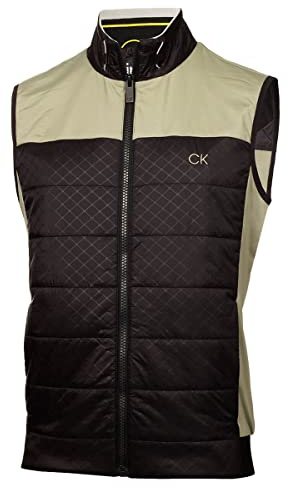 Calvin Klein Mens Malden Hybrid Gilet - Camouflage Green - M
