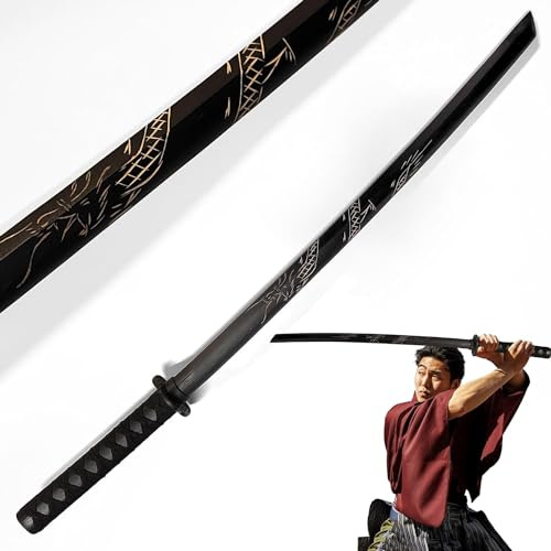Bokken in legno, Shinai, Katana Wakizashi Tanto, Spada Kendo Accessori per armi in legno, Allenamento di combattimento con spada Kendo, Spada Samurai, Gioco di ruolo Cosplay Iaido