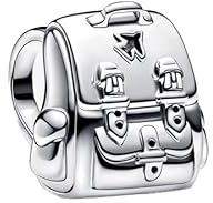 Feitery Charm da viaggio Bracciale Cuore Ciondolo Animali Marini, Argento sterling