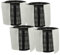 vhbw 4X HEPA Filter H12 kompatibel mit Leifheit/Soehnle Airfresh Clean Connect 500 Luftreiniger - Ersatz-Filter