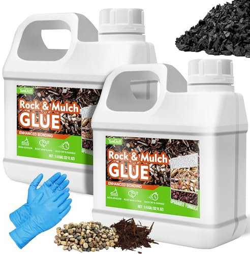 Sigillante per ciottoli, colla per pietra extra forte – Sigillante per ciottoli, pietra sigillante universale applicabile per paesaggi, sentieri da giardino, terrazze, ghiaia