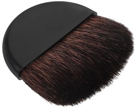 Tofficu Brocha de Maquillaje Pequeña para Rubor y Contorno, Pincel Multifuncional de Nylon, Compacto y Portátil de 5 Cm para Polvos y Corrector, Adecuado para Viajes y Retoques