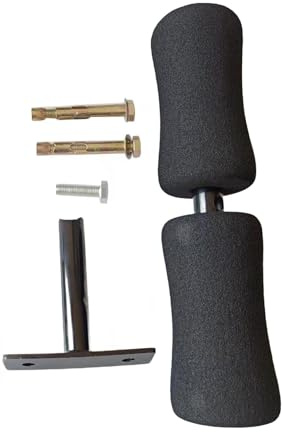 Wall Mounted Sit Up Bar - 200 lbs Capacity, Steel & Foam, Home Gym Foot Holder for Men & Women