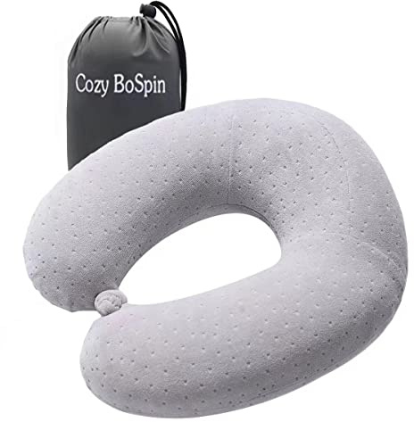 Homely Lee Travel Pillow - Memory Foam Neck Pillow Support Pillow,& Lightweight Quick Pack for Camping,Sleeping Rest Cushion