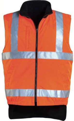 Coverguard - Gilet thermique HV orange doublé polaire HI-WAY 3XL Orange