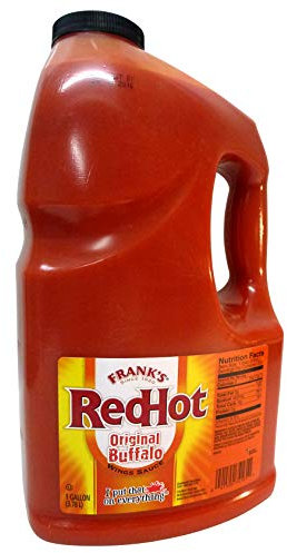 Franks RedHot Original Buffalo Wings Sauce Catering Size 3.78 L Bottle - Pack of 3
