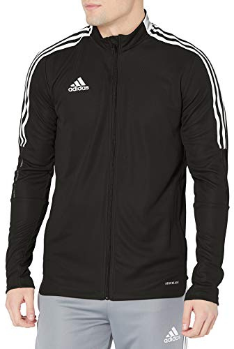 adidas Men's Tiro 21 Track Jacket, Black, X-Large Tall