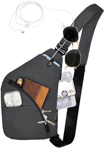 OSOCE Anti-Theft Casual Shoulder Backpack Sling Chest Crossbody Waterproof Bag Hiking Travel for Men Women Cover Pack Rucksack Bicycle Sport