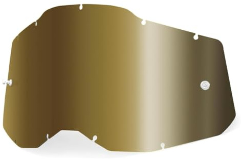 100% MÁSCARAS RC2/AC2/ST2 Replacement - Sheet Mirror True Gold Lens