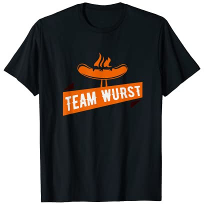 Team Wurst Bratwurst - Grattugia per barbecue e papà Maglietta