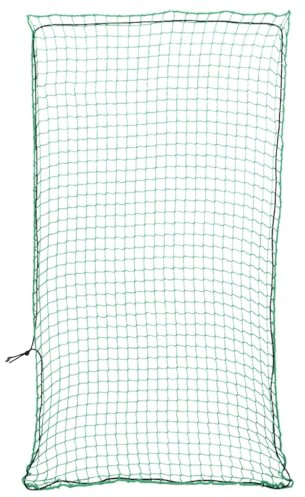 vidaXL Rete per Rimorchio con Corda Elastica Verde 7x3,5 m in PP, rete per carico, copertura rete per rimorchio, copertura per rimorchio