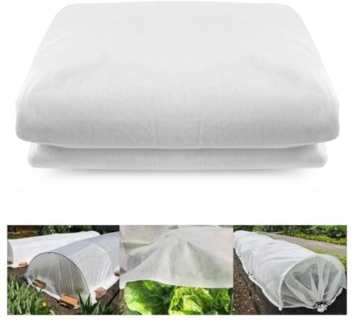 SOLUZIONIGIARDINO Tela Antiheladas para Plantas, 2x10 m - 30 g/m2 Protector Plantas Invierno para Cubrir Plantas del Frío, Paño de Tela Térmica Protectora Antiheladas huerto, balcón, terraza
