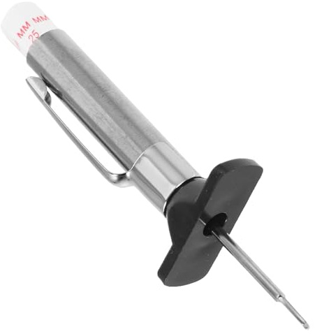 VINTORKY Medidor de Profundidad Herramienta Precisa para Medir Profundidad de 0-25 Mm y Portátil Banda de Rodadura para Neumáticos de Plástico en Automóviles