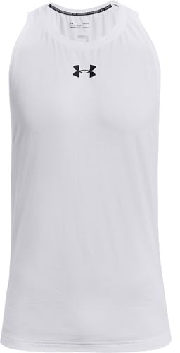 Under Armour Homme UA Baseline Cotton Tank Top, débardeur homme au séchage rapide, débardeur sport pour basketball ou football, débardeur coton avec logo