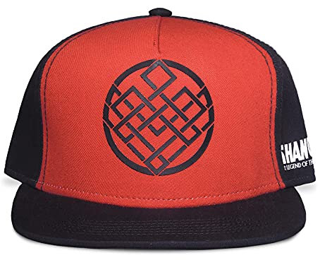 Marvel Unisex Crest Logo Baseballkappe, schwarz/red, One Size