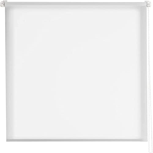 Estoralis Gove | Estor Enrollable Diseño Moderno | Sin Taladrar Translúcido Liso | Color Blanco Roto | 100 x 180 cm (Ancho/Alto) Tamaño Tela 97 x 175 cm | Estores para Ventanas y Puertas