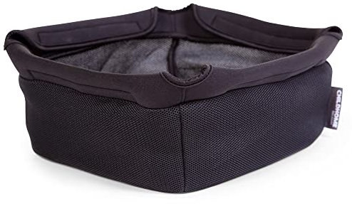 Childhome Evolu One.80° High Chair Mesh Storage Basket, Mesh Storage Basket for 2 in 1 Baby High Chair with 180° Swivel, Storage Bin, Storage Solution, Black