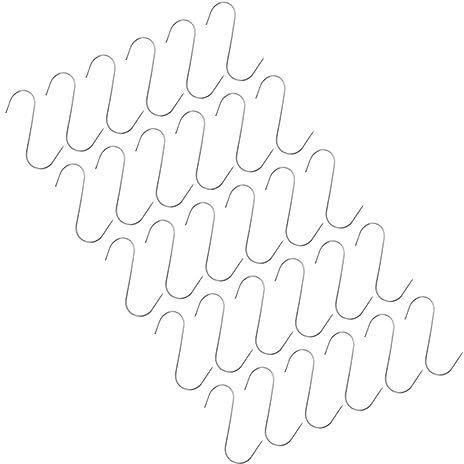 Alipis 30pezzi Ganci s Per Acciaio Inossidabile Per Appendi Fumi e Affumicatura Ganci Multifunzionali Per Lavorazione e Asciugatura Della