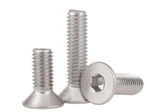 Haroar 20pcs M4*20mm M4X20 316 Stainless Steel Flat Screws Inner Hexagon Socket Countersunk Head Tainless Nails Bolts