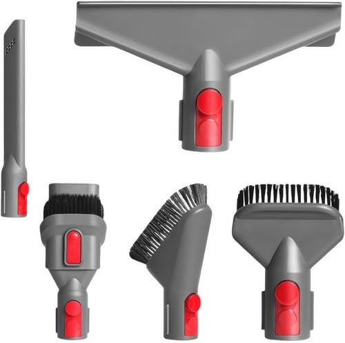 5 Pieza Accesorios para Dyson V15 V8 V10 V11 V12, Repuestos Aspirador, Cepillo para Dyson V8, Recambios V12, Cepillo para Dyson e Recambios, Incluye dos boquillas y tres cabezales de cepillo