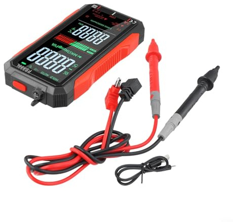 ZMdooreasy FS899L Smart Digital Multimeter USB Rechargeable 6000 Counts Large Color Screen Auto Range Voltage Current Tester with NCV Detection