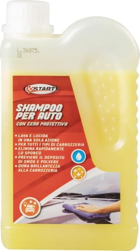Start Shampoo per auto con cera 500ML per tutte la carrozzerie