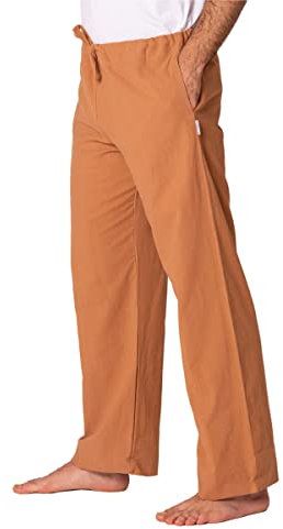 PANASIAM Cloth Trousers, Light Brown, XL