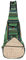 Kunst und Magie Bunter Hippie Rucksack Schultertasche Slingbag Crossbody-Bag Hanf, Farbe:Grün