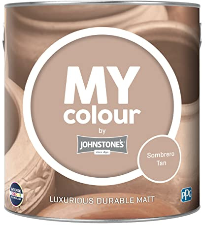 MY colour by Johnstone's - Luxurious Durable Matt - Sombrero Tan - Colour Intense Technology - 2.5L