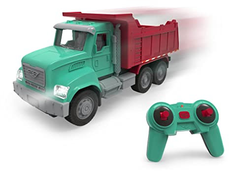 Driven – Ferngesteuerter LKW Kipplaster – Mini RC Auto Micro LKWs – Spielzeug mit Lichtern & Geräuschen – Realistische bewegliche Teile – Kinder ab 3 Jahren – RC Muldenkipper