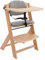 Babyhochstuhl, Kinder Hochstuhl aus Holz, Treppenhochstuhl mit Sicherheitsgurt, Hochstuhl Baby - ab 6 Monaten bis 60 kg