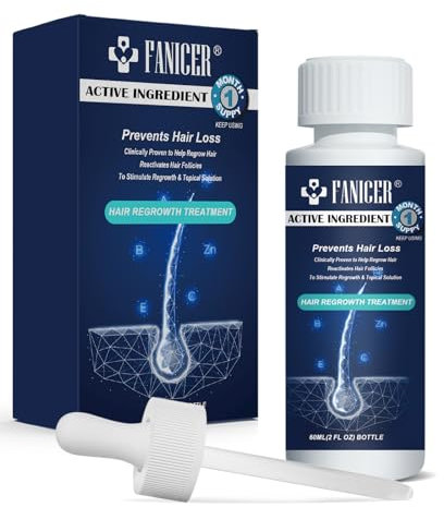 60ML Haarwachstum Serum, Haarwachstumsserum, Haarwuchsmittel Frauen & Männer, Verdicken und stärken für Haarwuchs, Haarpflege und Stärkung der Haarwurzeln, für spärliches Haar verwendet