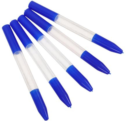 BESPORTBLE 5stücke Uhrenöler-Stift-reparaturset Für Mechanische Und Quarzuhren Uhrmacher-Werkzeug Präzisions-ölapplikator Nachfüllbarer Stift Robustes Kunststoff-Set Für Uhrenpflege