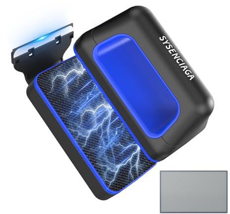 SYSENCIAGA Aquarium Magnetic Glass Cleaner, Floating Scraper, Small