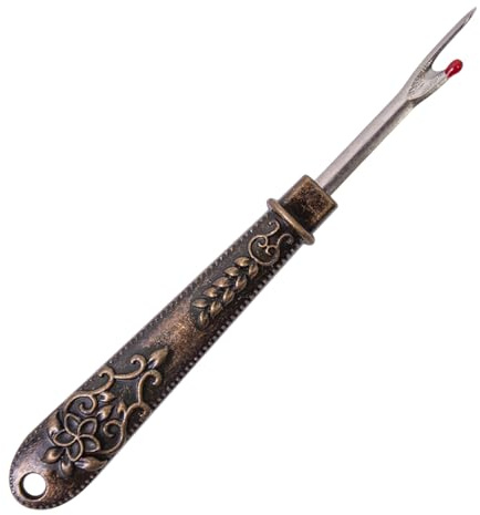 Separatore di cucitura Realizzato in metallo - Separatore metallico, strumento di selezione delle pile a filettatura vintage, sarti con filettatura di alta qualità per cuciture aperte |