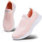 HKR Damen Atmungsaktiver Trainer Bequeme Sneaker Sportschuhe Leichte Wanderschuhe Mesh Laufschuhe Pink 36 EU