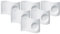Villeroy & Boch - NewWave Caffè Unterteller Partyplate, 20 x 14 cm, Premium Porzellan, Weiß, 6er Set