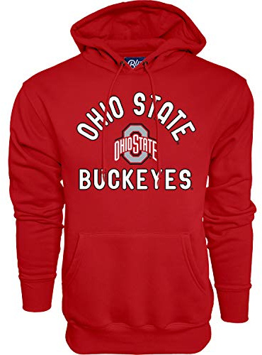Blue 84 NCAA Ohio State Buckeyes - Sudadera con Capucha para Hombre, Talla L, Color Rojo