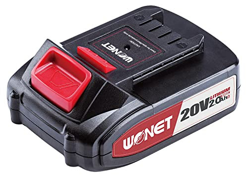 WONET 20V Werkzeug akku 2,0Ah, Ersatzbatterie für Elektrowerkzeuge und elektrische Gartenwerkzeuge von WONET