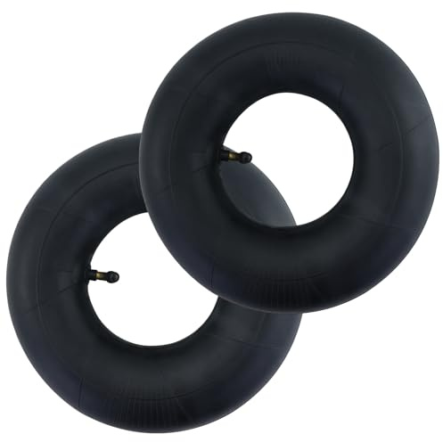 2 Pezzi 4.10/3.50-4 Camera d'aria con carriola per Ruote di Carriole, Camera d'Aria Multiuso, per Carrelli a Mano, Veicoli Commerciali, Carriola, Carrello di Trasporto