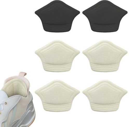 3 Paires Coussinet Talon Chaussure, Protege Talon Chaussure avec Inserts en éponge, Protège-talons Découpables Kit de Réparation de Talons