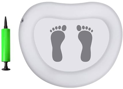Zktfyshk Vasca da bagno gonfiabile salvaspazio in PVC leggero con pompe ad aria compatta da viaggio campeggio essenziale per la pulizia dei piedi vasca gonfiabile