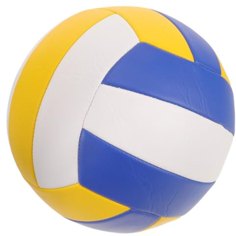 NUOBESTY Balle de Volley-Ball en PU pour Entraînement et Compétitions en Salle, Surface Lisse Contrôle, Poids 4-6lbs pour Sports en Intérieur