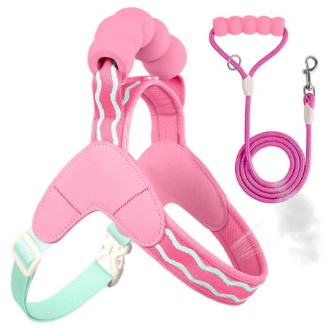 Polyester No Pull Dog Sele Heavy Duty No Slip Förtjockat vadderat handtag