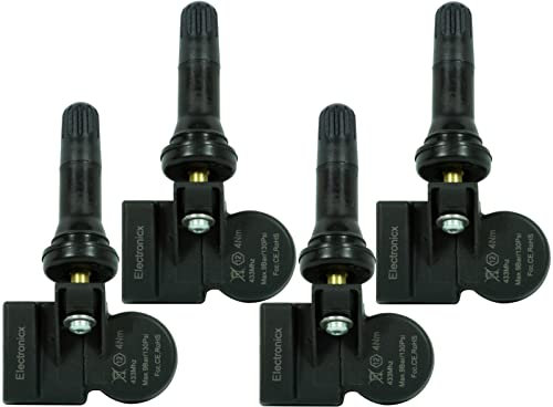 4 x RDKS TPMS däcktryckssensor däcktryckskontrollsystem gummiventil lämplig för Sportage 2014–2015