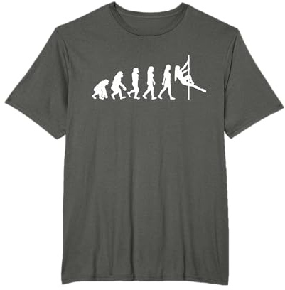 Pole Dance Evolution Regalo Ballerina I Bacchette Danza Maglietta