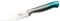 Tasty Paring Knife with Japanese Steel, Sharp Kitchen Knife, 8.5cm Blade, Kitchen Knife with Steel Handle, Japanese Stainless Steel Blade, Dimensions: 6x28cm, Colour: Blue & Silver