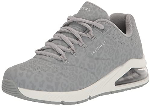Skechers Damen UNO 2-in-Kat-Neato Sneaker, Grau, 38 EU