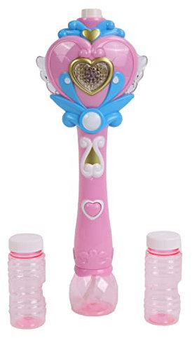 BLUE SKY - Magisk bubbelpinne - tvålbubblor - 049038 - rosa - plast - barnleksak - utomhusspel - 32 cm x 9 cm - Från 3 år